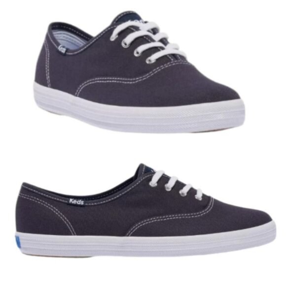 Keds Shoes Tennis Sneakers Graphite Gray Canvas WOMEN'S WOMAN'S 7.5 - Picture 2 of 11